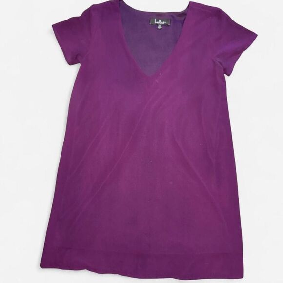 Lulu's Dresses & Skirts - Lulus Purple Short Sleeve Formal Party Dress SIZE XS